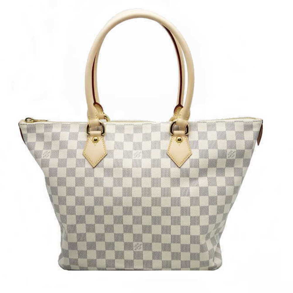 Louis Vuitton Tote Bag Damier Azur White Saleya